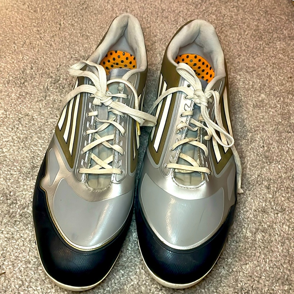 Adidas adizero gray mens golf shoes size 10.5